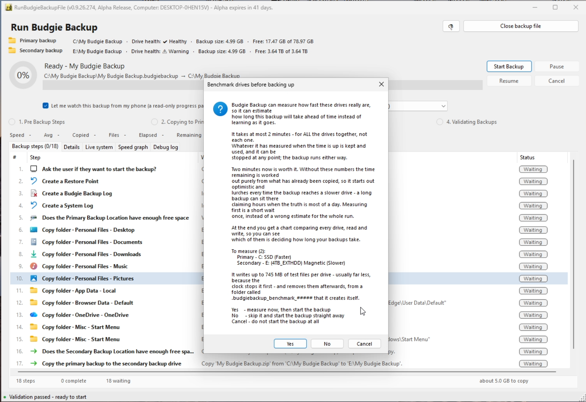 Measure Disk Speed